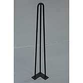 Lot de 4 pieds de meuble 720 mm RAL9005 texture mate