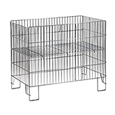 Lot de 2 corbeilles à benne zinc 95 cm