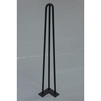 Lot de 4 pieds de meuble 720 mm RAL9005 texture mate