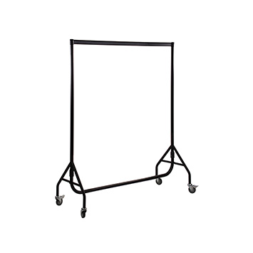 Lot de 2 portants à vêtements extra forts noir 150 cm lxhxp 150x158x54 cm