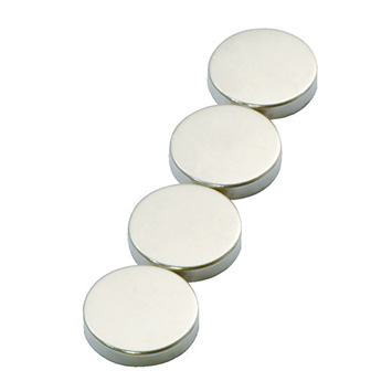 Lot de 10 aimants puissants 30 mm, 4 pièces argent